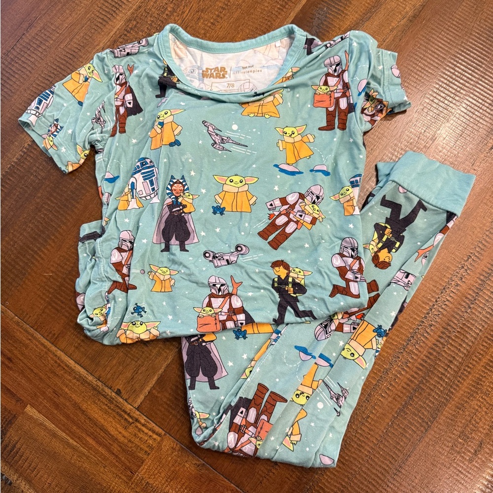 Star Wars Kids little sleepies Pajamas - Green